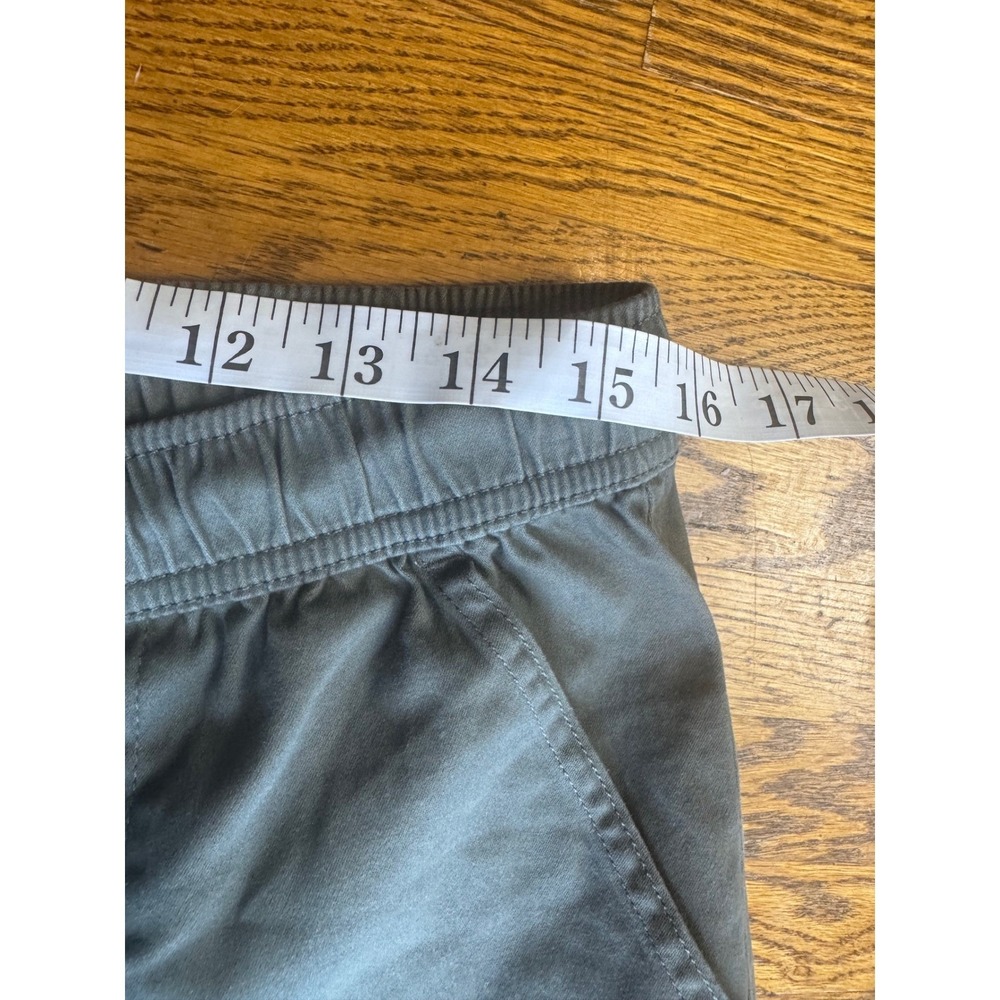 C&C California Womens Jogger Pants Olive Green Cotton Blend Size L Drawstring - Picture 8 of 9